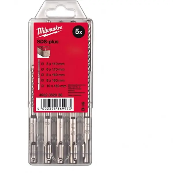 Hammerbohrerset SDS Plus 5-teilig