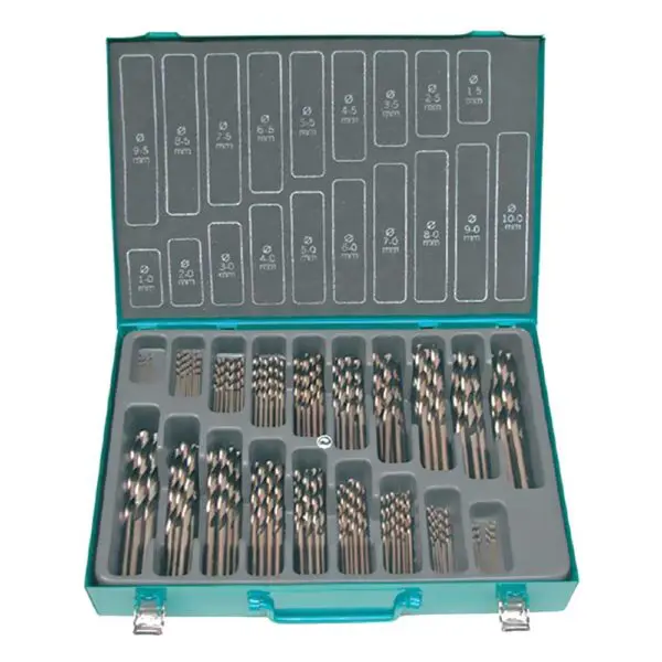 HSS Spiralbohrer-Satz 170-teilig Hss-Co. 1.0-10.0mm 234170 4250059508651