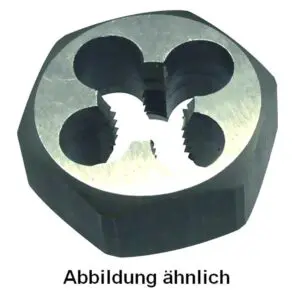 HSS Schneidmutter M22x1.50 Sw50x18mm Feingewinde 38222150 4250059516496