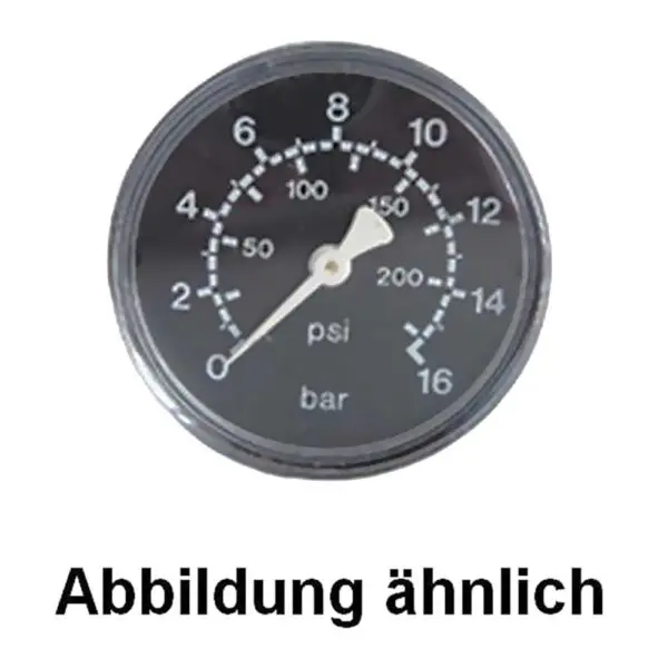 ewo Manometer Ø 63 mm, waagerecht 0-10/16 Atü 215 WAAG 0641702162452