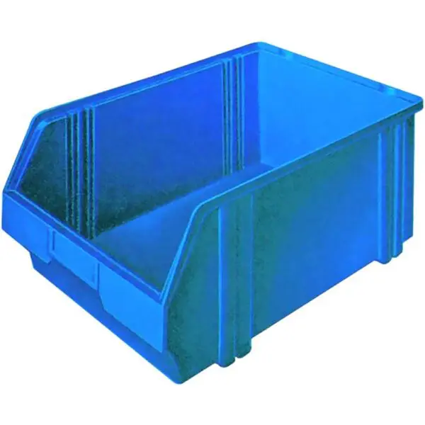 LA-KA-PE Kunststoff-Sichtlagerkasten, Serie LK LK1 Blau 4330816121245 4330816121