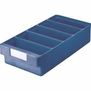 Ede Kunststoffkasten 400X186 mm blau