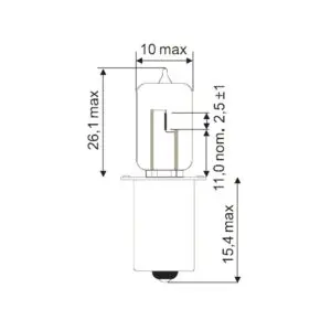 JMP Lampe HS2 6V15W PX13.5S 4043981152807