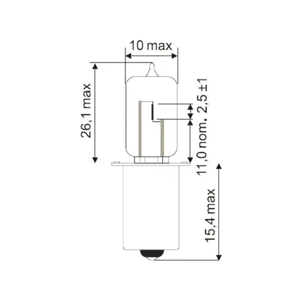 JMP Lampe HS2 6V15W PX13.5S 4043981152807