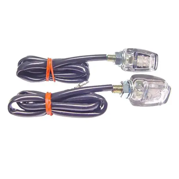 JMT Miniblinker Mini2 Led Klarglas Klar/Schwarz 4043981049022 Motorrad