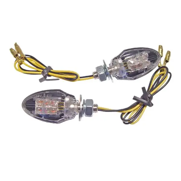 JMT Miniblinker Mini1 Led Klarglas Klar/Schwarz 4043981049039 Motorrad
