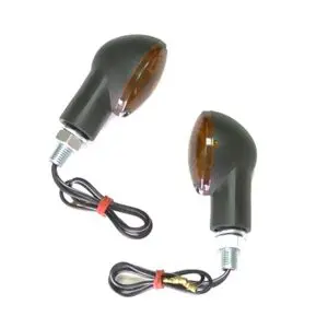 JMT Leuchte Cateye Kurz Rauglas Gehäuse Schwarz 4043981003321 Motorrad