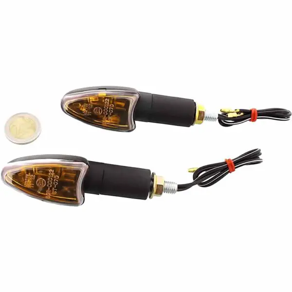 JMP Blinkleuchte Tri2 lang mit Rauchglas carbon look