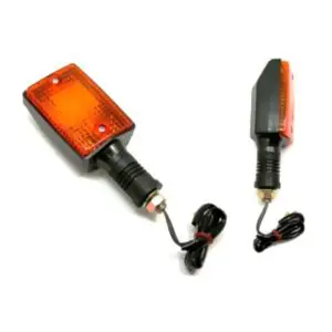 JMT Blinker aus Kunststoff f. Yamaha DT 50 MX schwarz 4043981019940 Motorrad