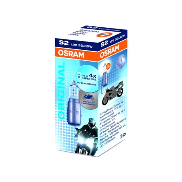 Osram Lampe S2 12V 35/35 Watt BA20D passend zu Honda CBR 125 R 4 JC34A MLHJC34A-