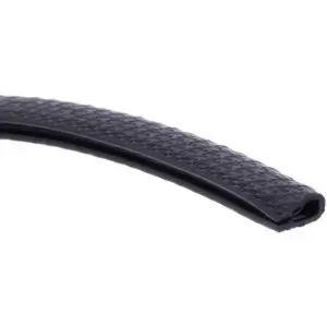 Motorrad Flexibel Kantenschutz 1 Meter 9.5 mm f. Profil 1-2 mm Schwarz