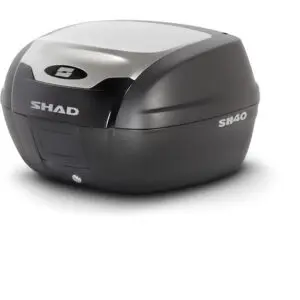 Shad Topcase alu 40 Liter SH40 mit Trägerplatte