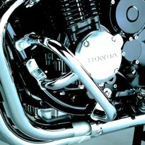 Fehling Sturzbügel Körbchen Vorn passend zu Honda CB 750 F2 Stahl Chrom 7382 404
