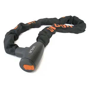 Motorrad Schloss Kette 8X1000mm URBAN schwarz XK100 8423885991003