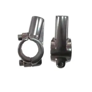 Spiegelschelle für 7/8” (22mm) Lenker M10 Linksgewinde Schwarz 4043981008609