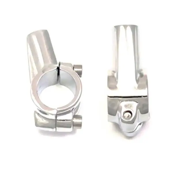 Spiegelschelle für 7/8” (22mm) Lenker M10 Rechtsgewinde Chrom 4043981008616
