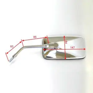JMT Stahlspiegel Links f. Yamaha XV 500 SE uvm. Chrom 4043981009514 Motorrad