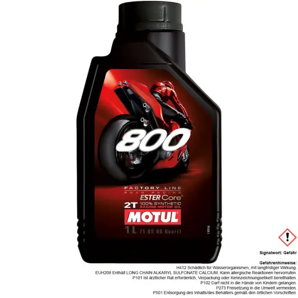 Motul 2-Takt-Motoröl 1 Liter Motul synthetisch 800 FL Road Racing