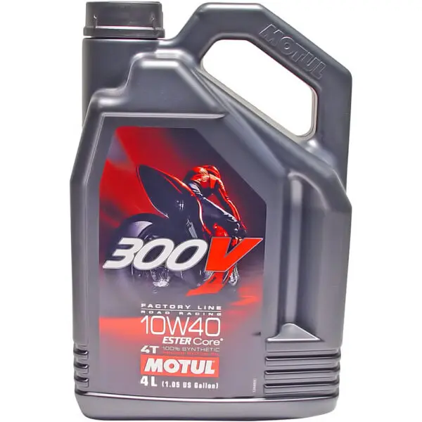 Motul Motoröl 10W40 4T 4 Liter Motul synthetisch 300V Factory Line Road Racing