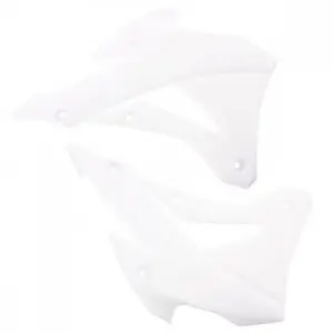 Polisport Kühlerabdeckung Satz f. Kawasaki KX 85 D Grossrad E weiss 560441506084