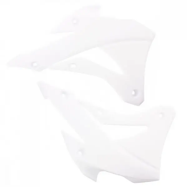 Polisport Kühlerabdeckung Satz f. Kawasaki KX 85 D Grossrad E weiss 560441506084