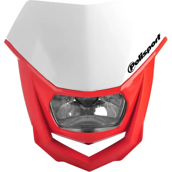 Scheinwerfer Maske weiß/rot Mehrfarbig