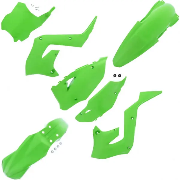 Polisport Komplettkit f. Kawasaki 2 grün