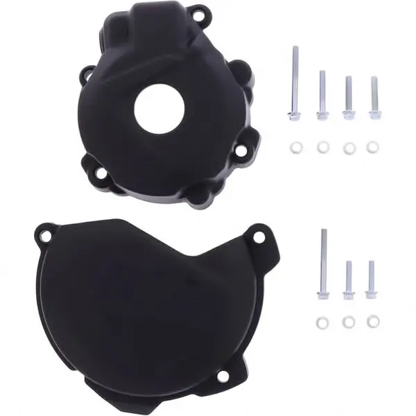 Polisport Kupplung/Zündungsdeckel Protektor 1 f. Husq. FE 250 schwarz