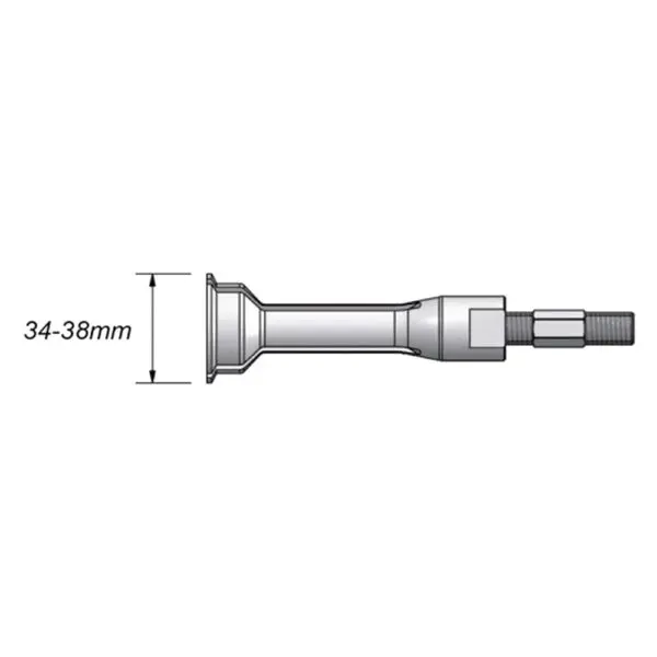 Motorrad Einsatz 34-38mm 4043981229332