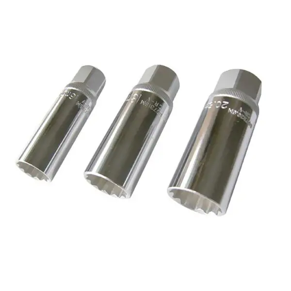 JMP Zündkerzenstecknuss-Satz SW16/18/21 70mm 3/8 Antrieb+magnetischem 4043981035