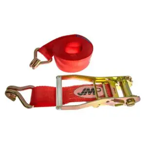 JMP Zurrgurt 50mm/6m + Ratsche & Haken schwarz Motorrad