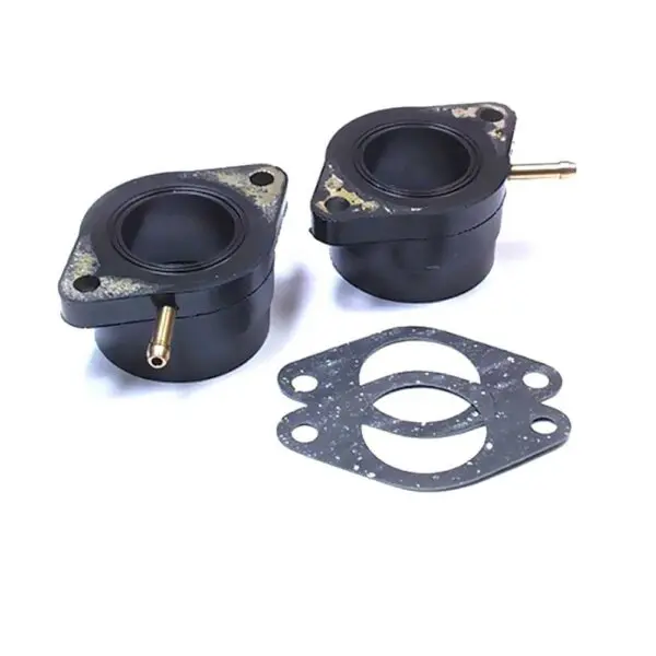 Motorrad Ansaugstutzen Satz 2Stk. f. Yamaha XS 400 uvm. 4043981071283