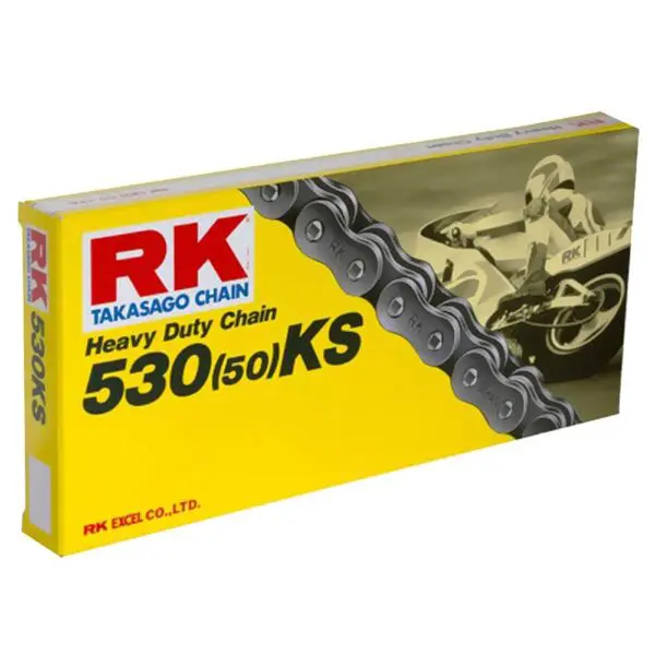 RK Standardkette 530ks/114 Kette Offen + Clipschloss Schwarz 4935531404125