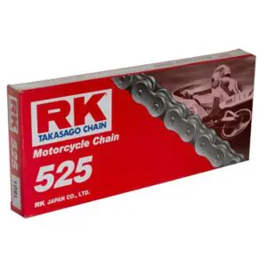RK Standardkette 525/108 Kette Offen + Clipschloß Schwarz 9555217605544