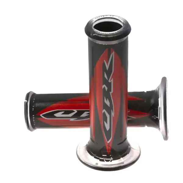 Harri´s Griffset D:22mm L:120mm Offen passend zu Honda CBR125R rot/Schwarz/Weiß