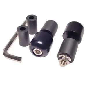 JMT Mini-Lenkerenden 17/13mm Alu/Schwarz 4043981060652 Motorrad