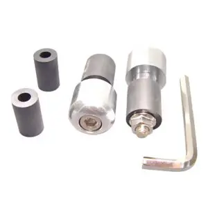JMT Mini-Lenkerenden 17/13mm Alu/Silber 4043981060683 Motorrad