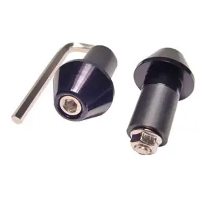 JMT Mini-Lenkerenden 17mm Alu/Schwarz 4043981060775 Motorrad