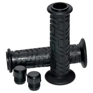 JMT Garlindo Standard Griffset D:22mm L:130mm Offen Schwarz Motorrad