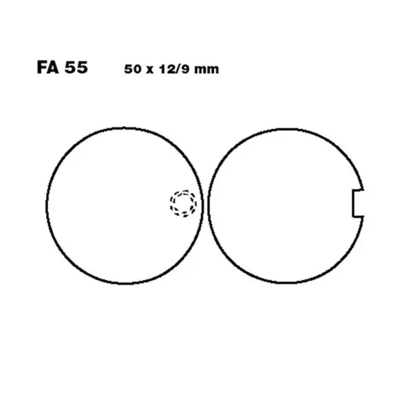 EBC Bremsklötze Standard FA055 FA055 5050953000478 Motorrad