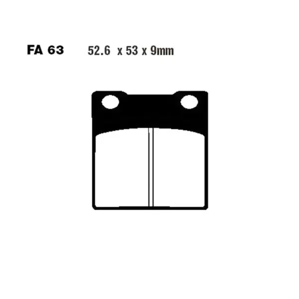 EBC Bremsklötze Standard f. Suzuki SV 650 U uvm. FA063 5050953000539 Motorrad