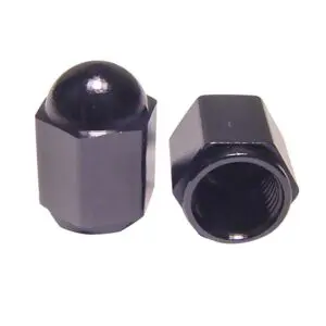 JMT Ventilkappe L x B: 15 x 10mm Alu Schwarz 4043981060843