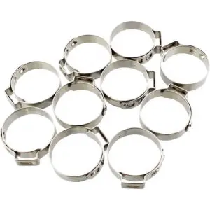 JMP Lochbandklemmen 25.0 BB 7mm Edelstahl 10Stk. 4043981241136