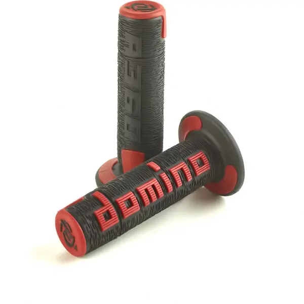Tommaselli Griffgummi Domino Ø22mm geschlossen schwarz rot