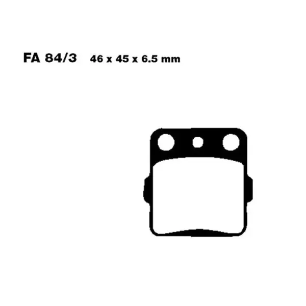 EBC Bremsklötze Standard FA084/3TT FA084/3TT 5050953000911 Motorrad