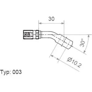 Motorrad Ringfitting Vario TYP003 10mm 30 silber 4043981236781
