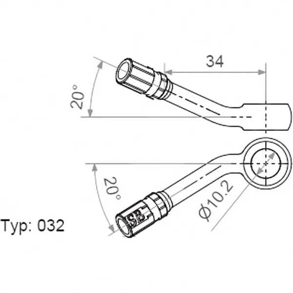 Motorrad Ringfitting Vario TYP032 10mm 20+20 gold 4043981237061
