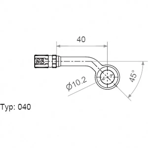 Motorrad Ringfitting Vario TYP040 10mm 45S gold 4043981237108