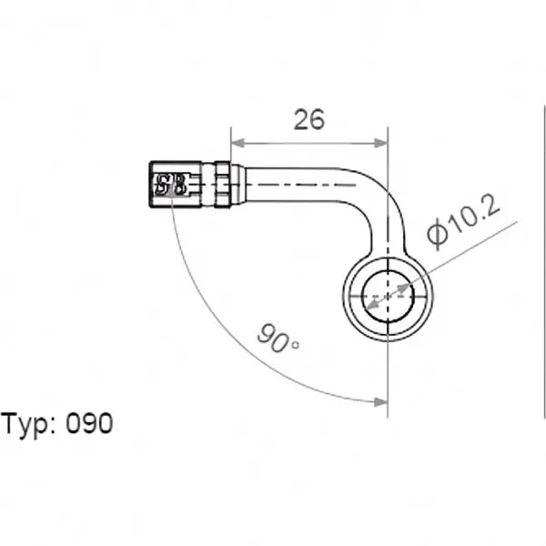 Motorrad Ringfitting Vario TYP090 10mm 90S anthrazit 4043981237153