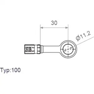 Motorrad Ringfitting Vario HD TYP100 11.2mm 0 chrom 4043981237191